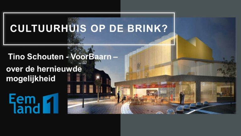 Tino Schouten – VoorBaarn – over het Cultuurhuis.
