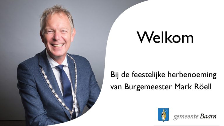 Live op Eemland 1: Herbenoeming Burgemeester Röell van Baarn