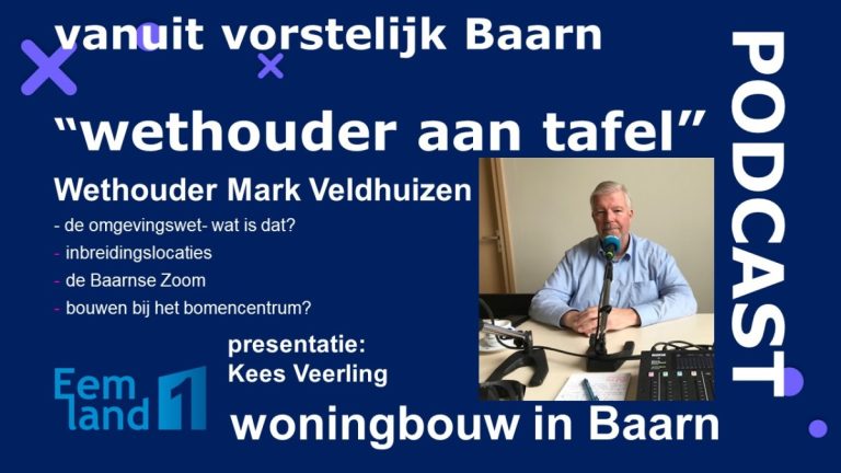 “Wethouder aan tafel” met Mark Veldhuizen.