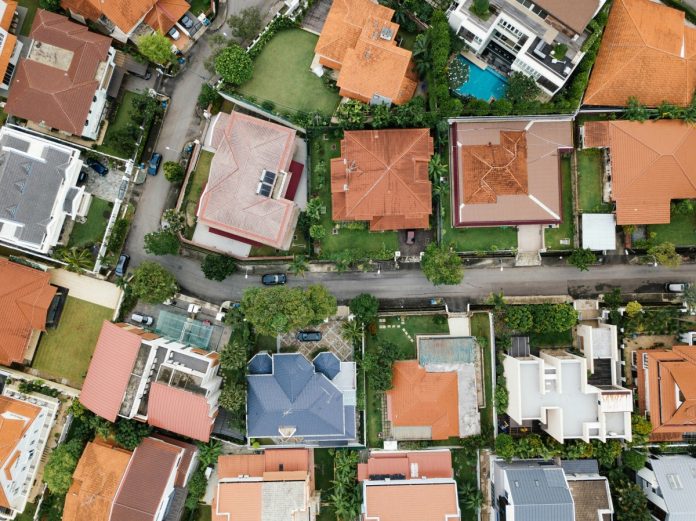 huizen van boven